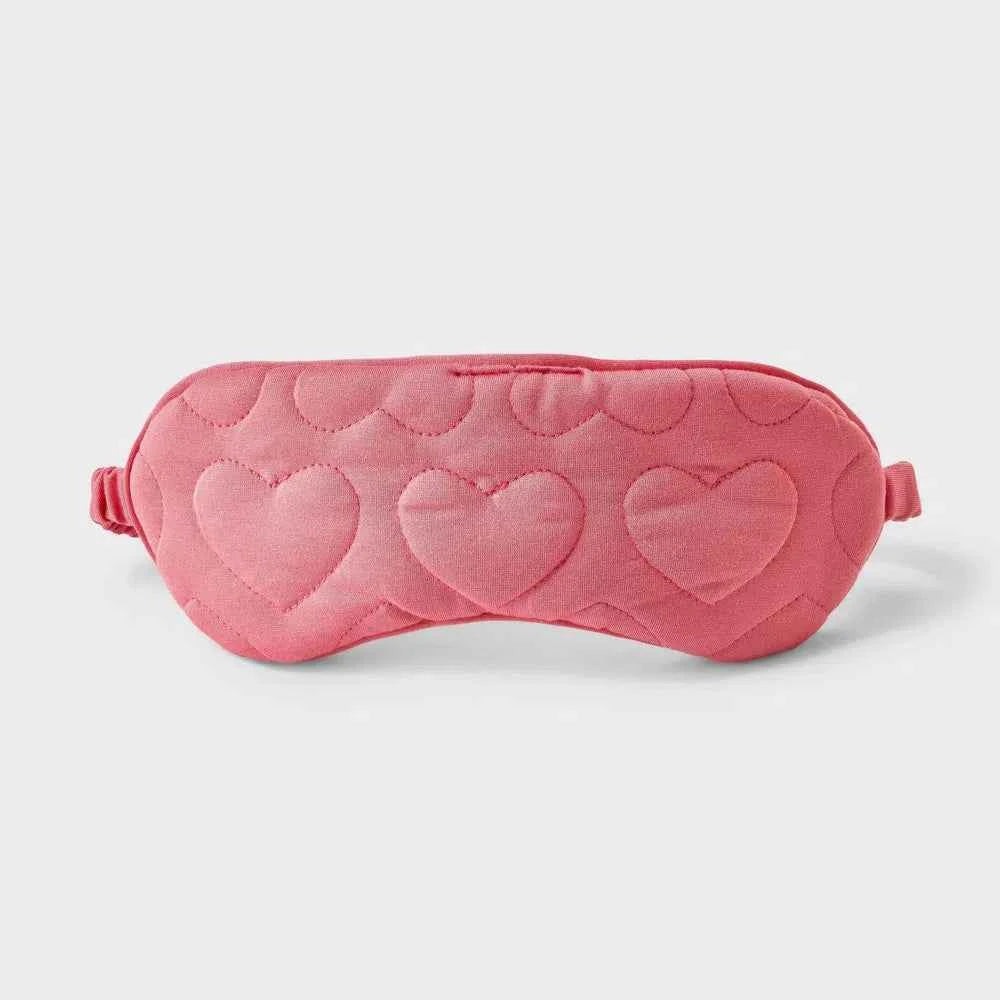 Quilted Heart Sleep Mask
