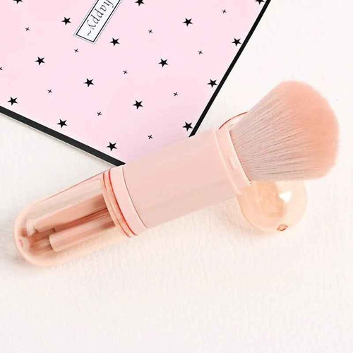 4-in-1 Travel Makeup Brush Set