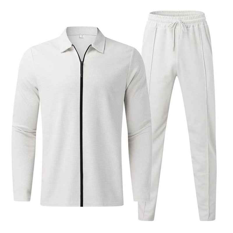 MoveX Men's 2 Piece Tracksuit Full Zip Jacket and Jogger Pants Set