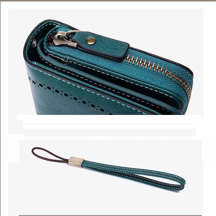 Women's RFID Zipper Wallet