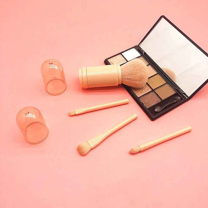 4-in-1 Travel Makeup Brush Set