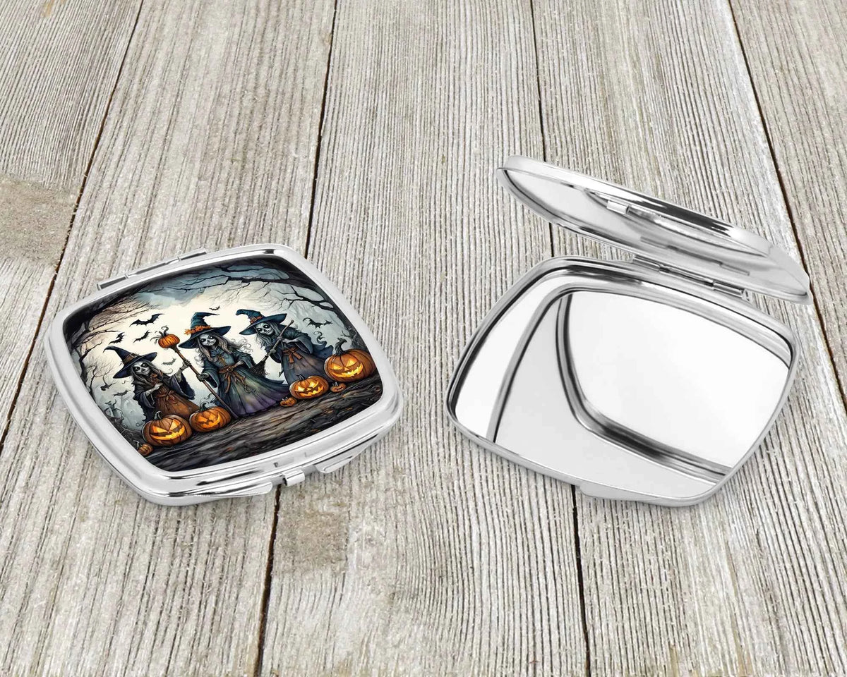 Halloween Witches Compact Mirror