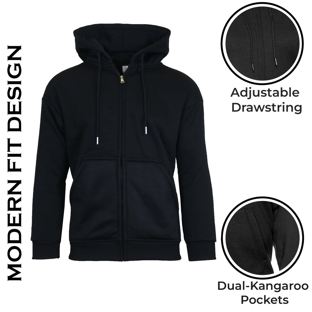 MoveX Sherpa-Lined Full-Zip Hoodie