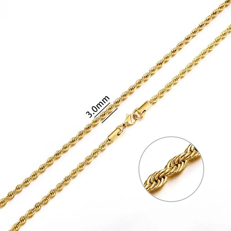 MoveX Cuban Link Chain Necklace