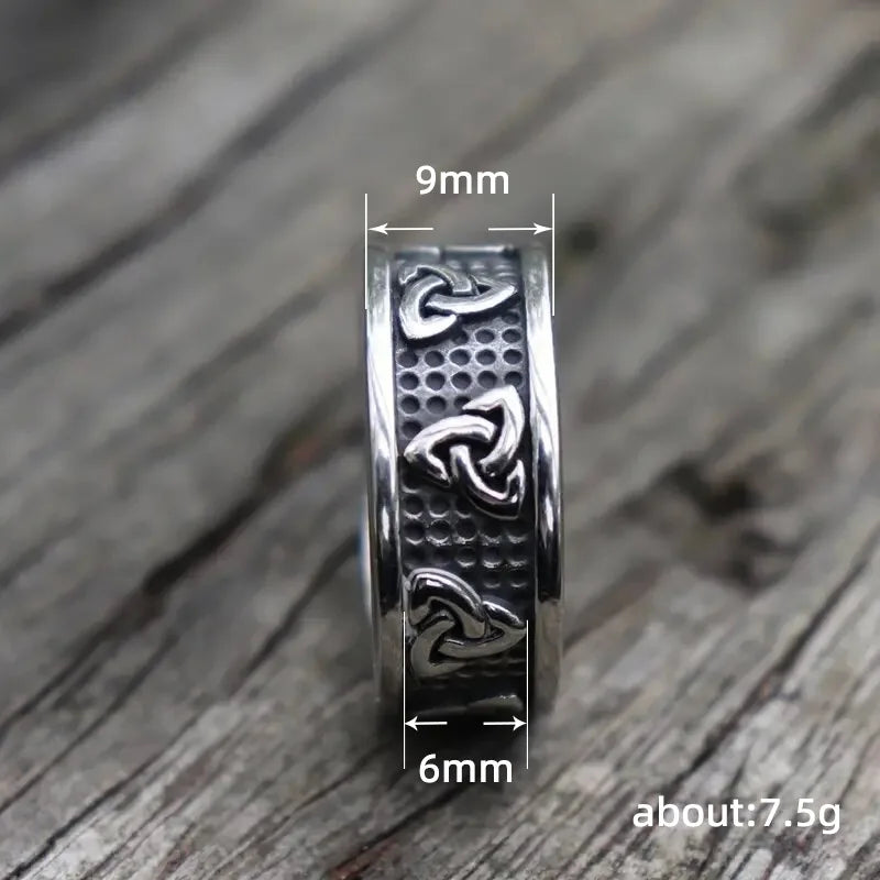 MoveX Celtic Knot Stainless Steel Ring