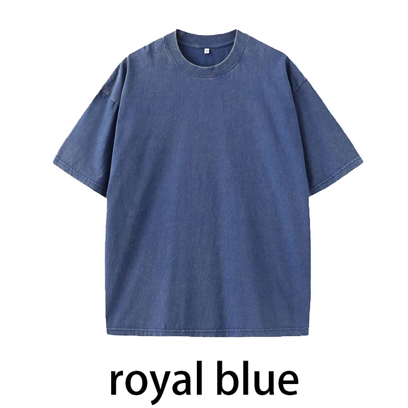 MoveX Acid Wash Oversized Heavyweight Tee
