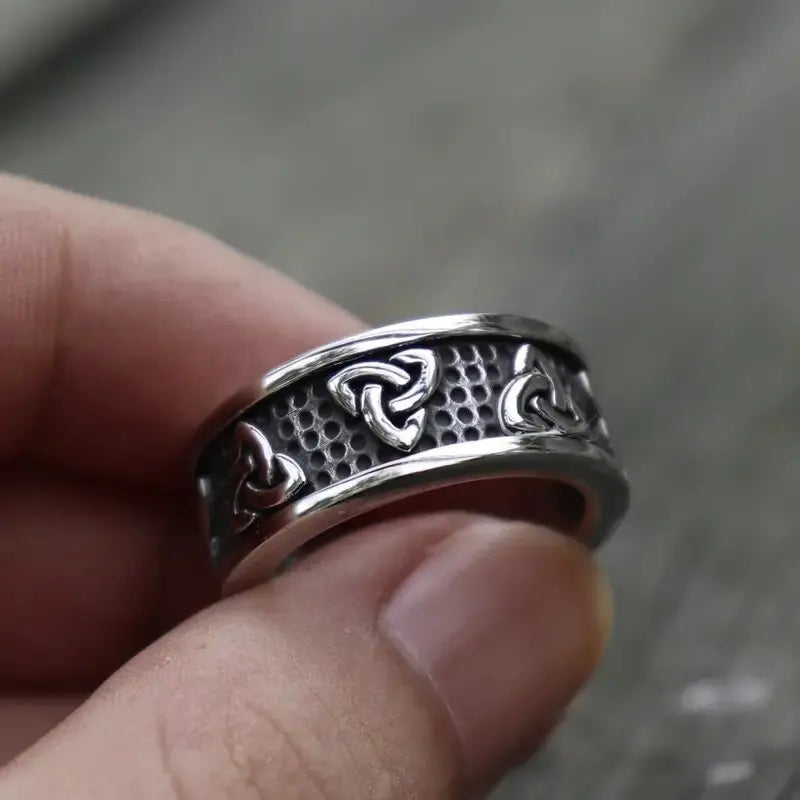 MoveX Celtic Knot Stainless Steel Ring