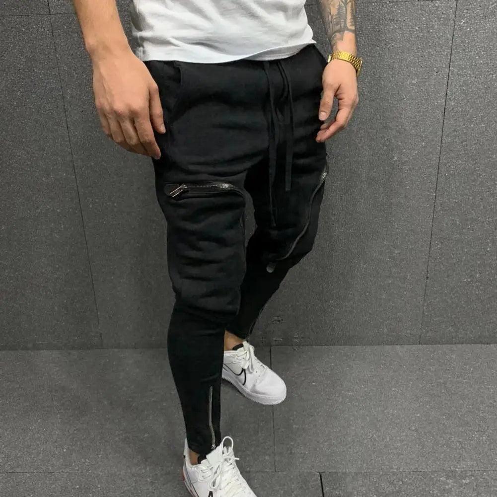 MoveX Techwear Multi-Pocket Drawstring Cargo Pants