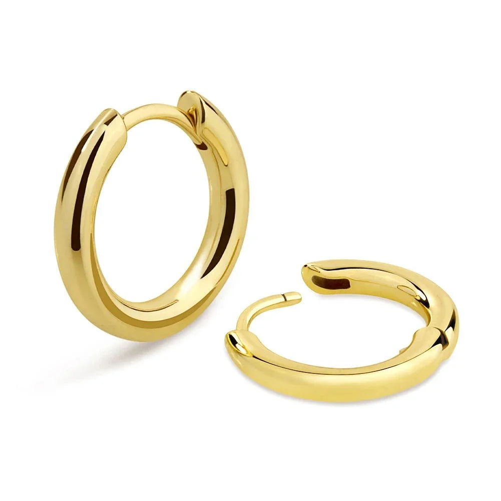 MoveX Iced Out CZ Stud Earrings – 925 Sterling Silver