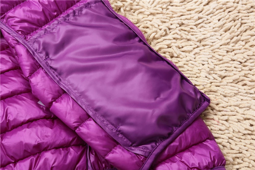 MoveX Women's Lightweight Packable Hooded Puffer Jacket