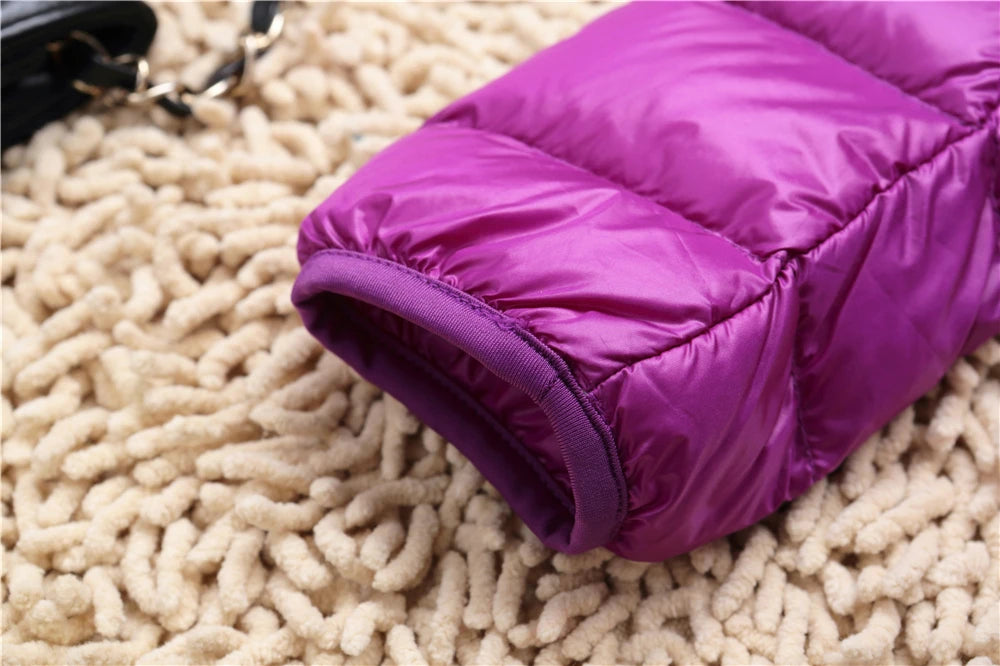 MoveX Women's Lightweight Packable Hooded Puffer Jacket