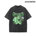 MoveX Godspeed Robot Washed Oversized Tee