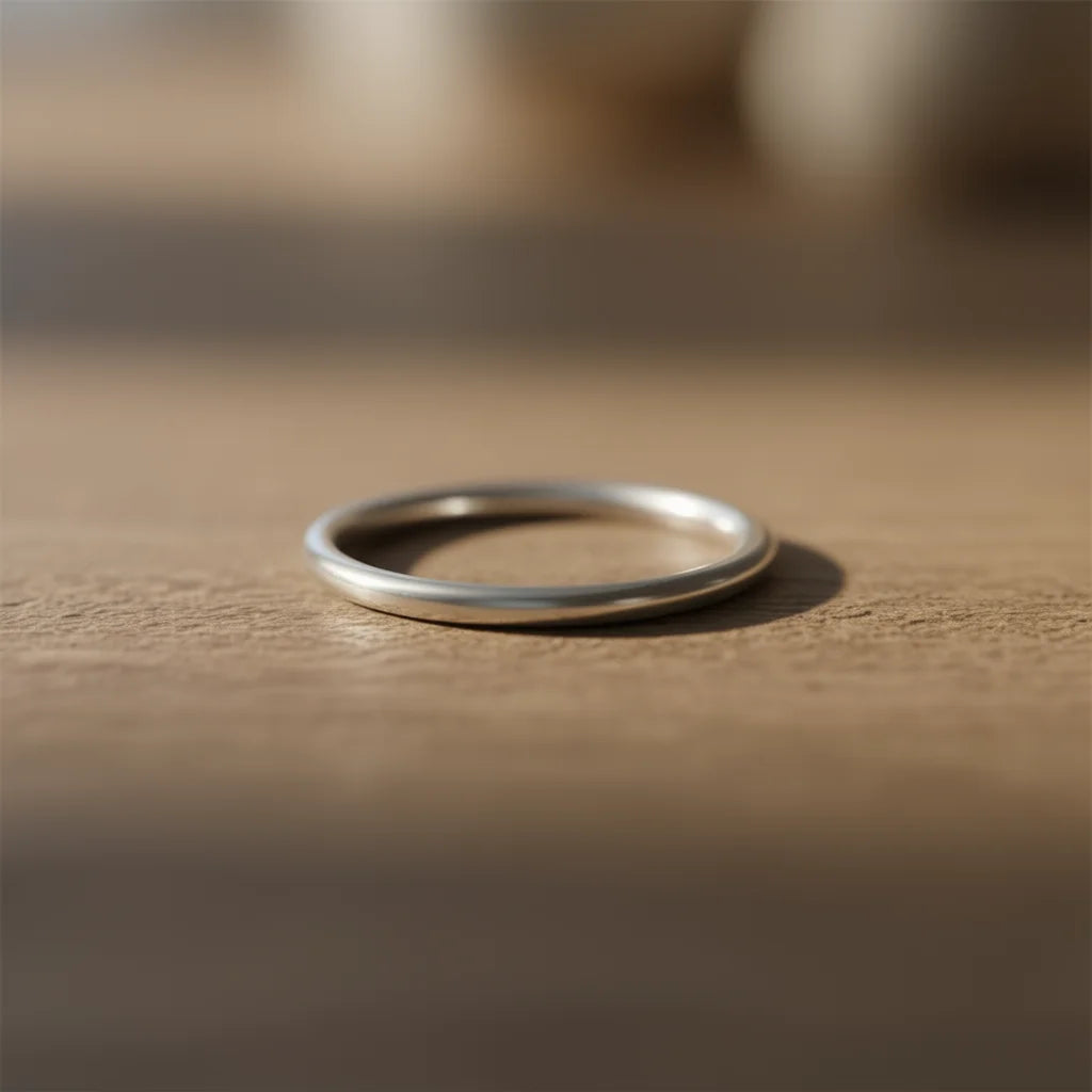MoveX Classic Stainless Steel Band Ring