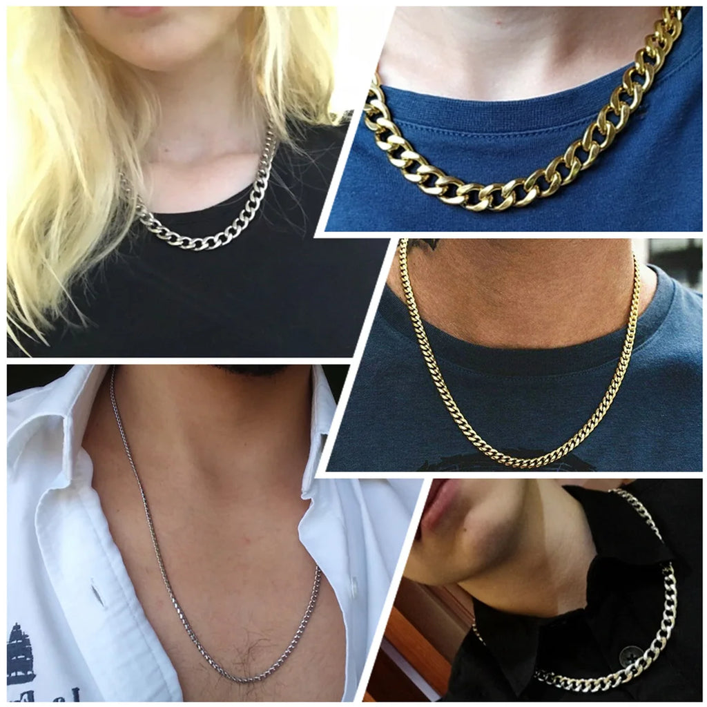 MoveX Cuban Link Chain Necklace