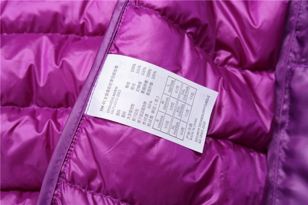MoveX Women's Lightweight Packable Hooded Puffer Jacket
