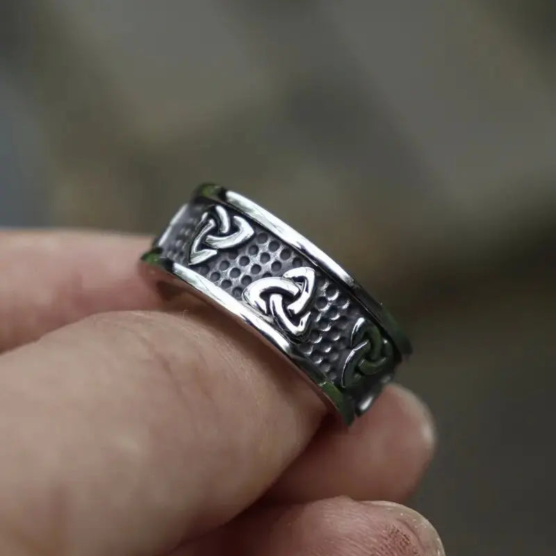 MoveX Celtic Knot Stainless Steel Ring