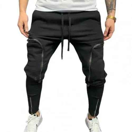 MoveX Techwear Multi-Pocket Drawstring Cargo Pants