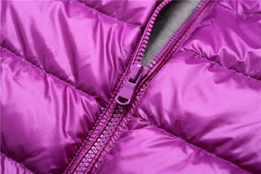 MoveX Women's Lightweight Packable Hooded Puffer Jacket