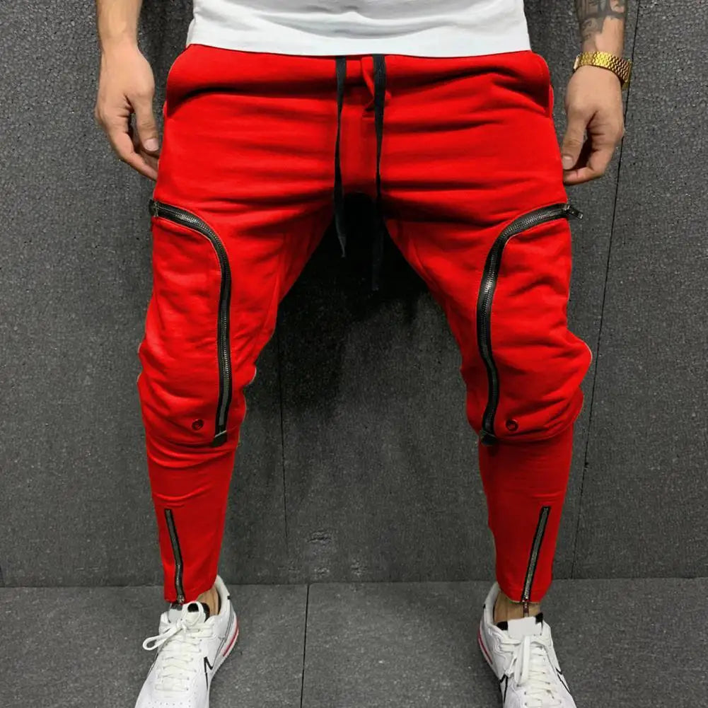 MoveX Techwear Multi-Pocket Drawstring Cargo Pants