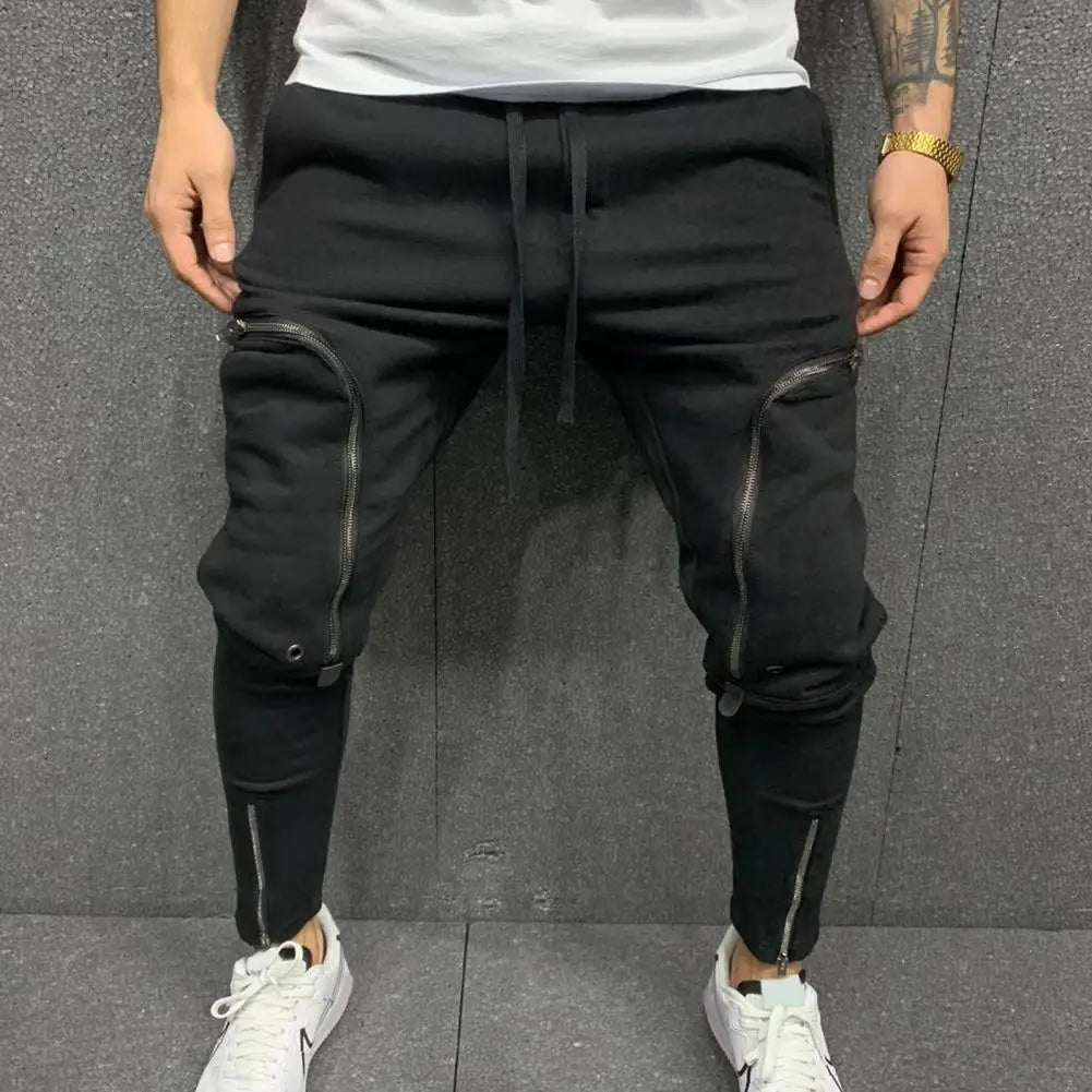 MoveX Techwear Multi-Pocket Drawstring Cargo Pants