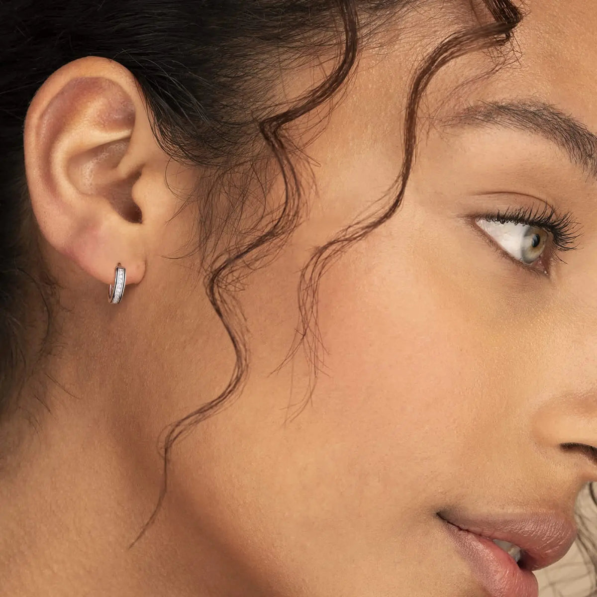 MoveX Iced Out CZ Stud Earrings – 925 Sterling Silver
