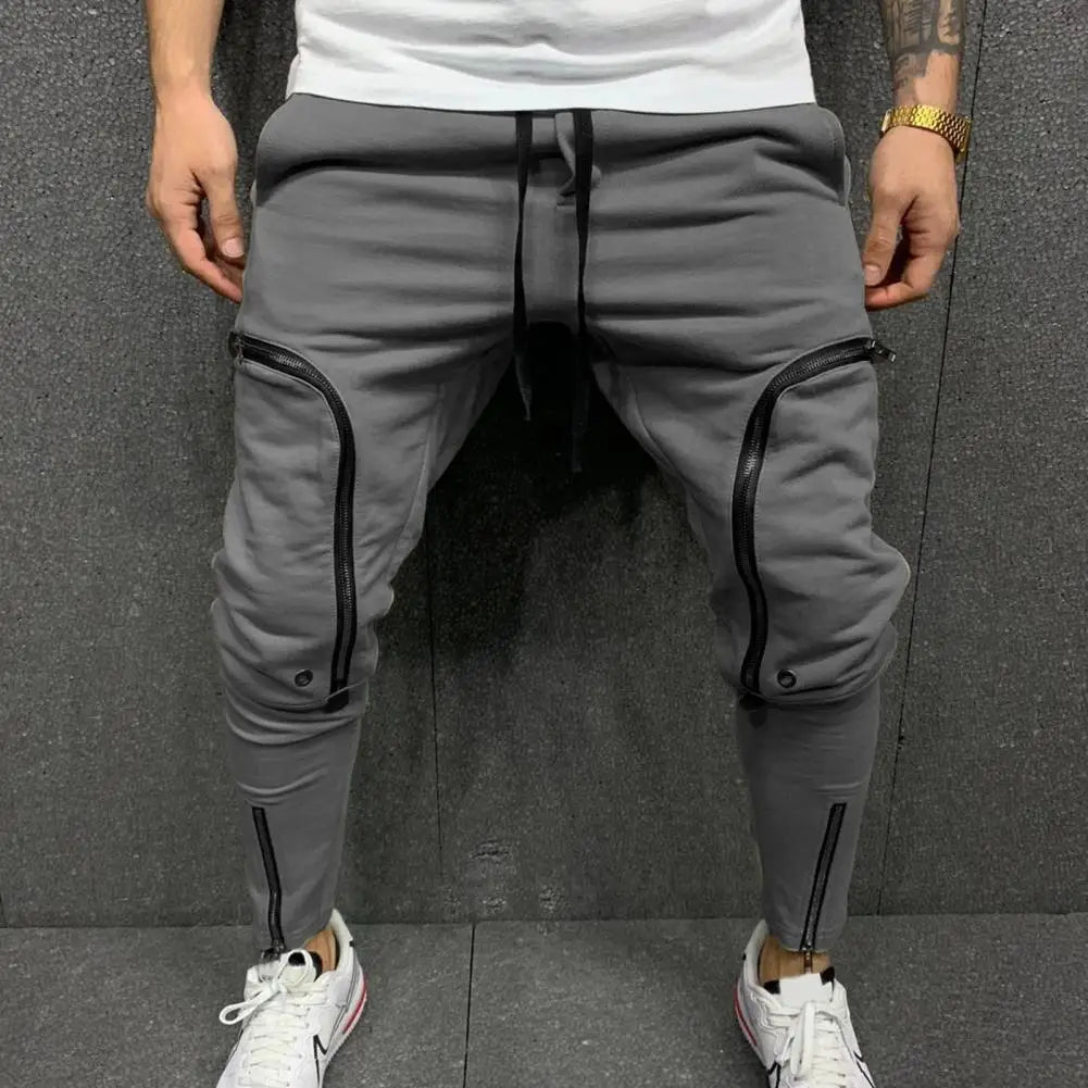 MoveX Techwear Multi-Pocket Drawstring Cargo Pants