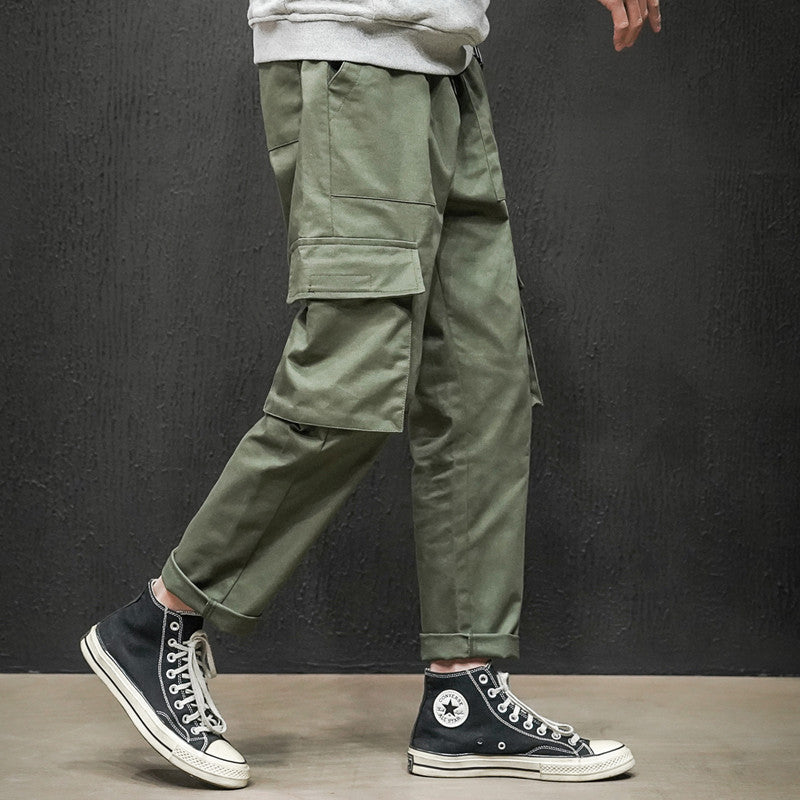MoveX Straight-Leg Casual Utility Cargo Pants