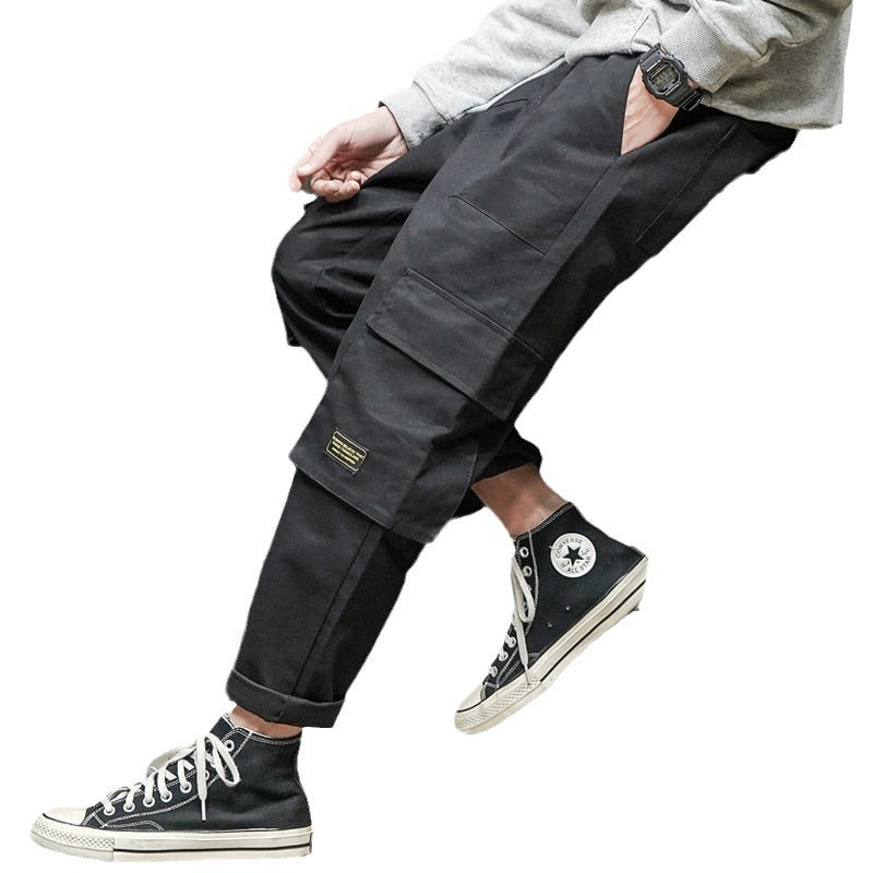 MoveX Straight-Leg Casual Utility Cargo Pants