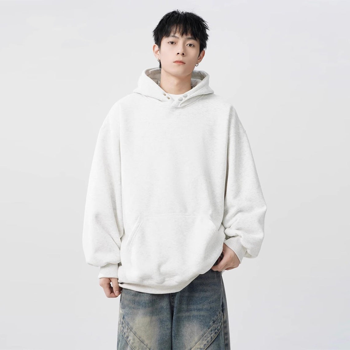 MoveX Heavyweight American High-Street Couple Hoodie