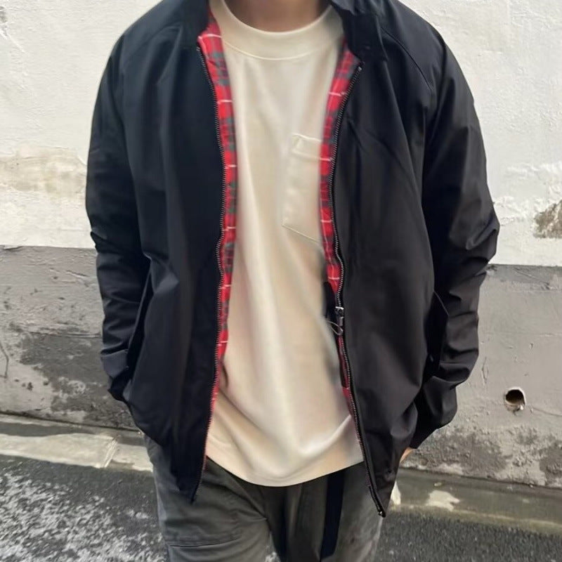 MoveX American Retro Stand-Collar Windproof Jacket