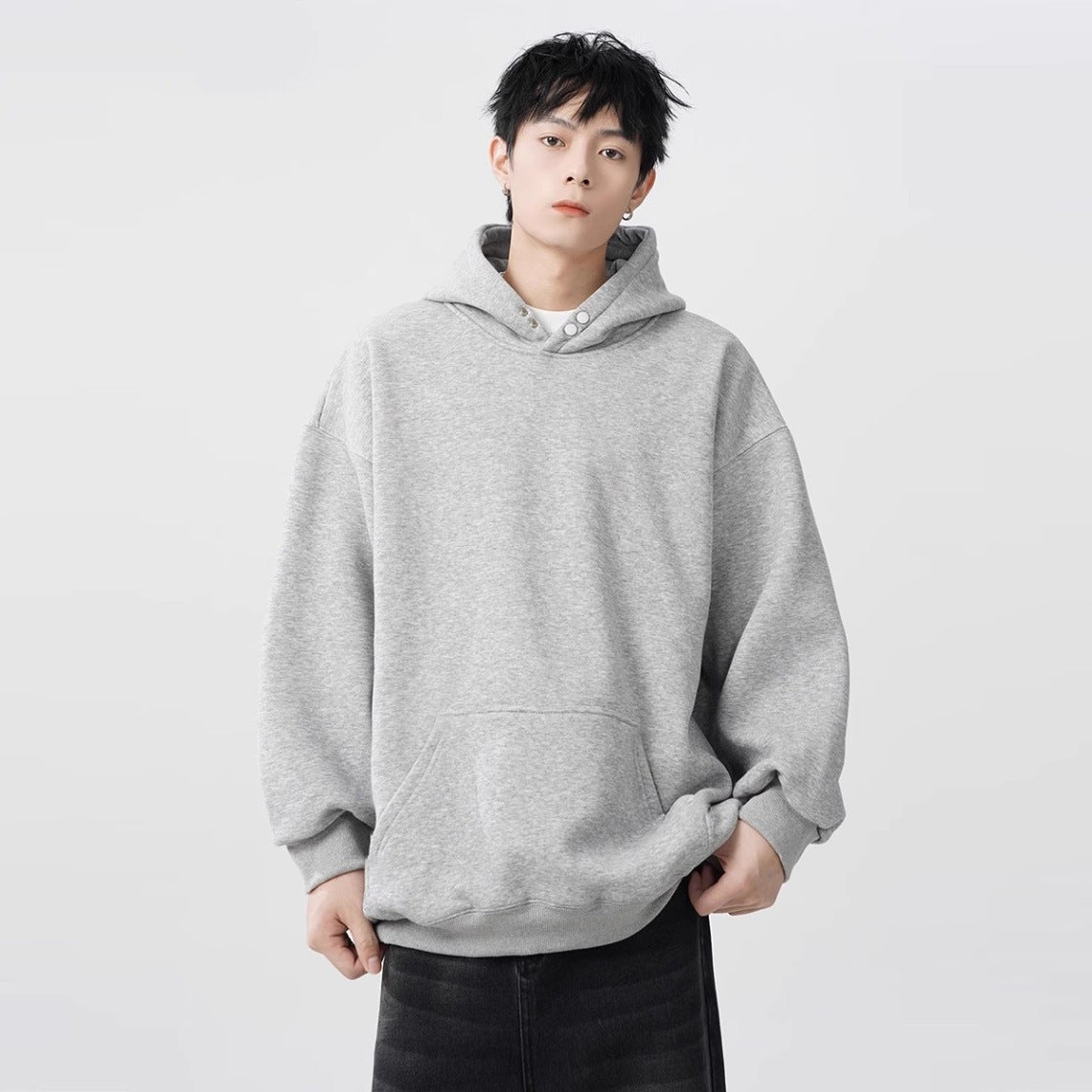 MoveX Heavyweight American High-Street Couple Hoodie