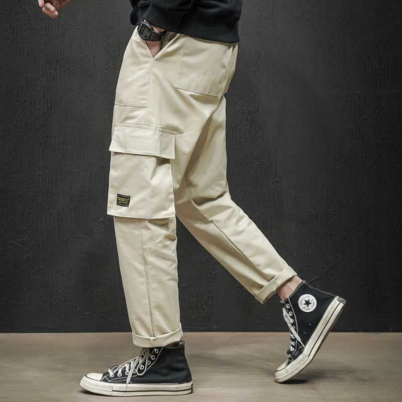 MoveX Straight-Leg Casual Utility Cargo Pants