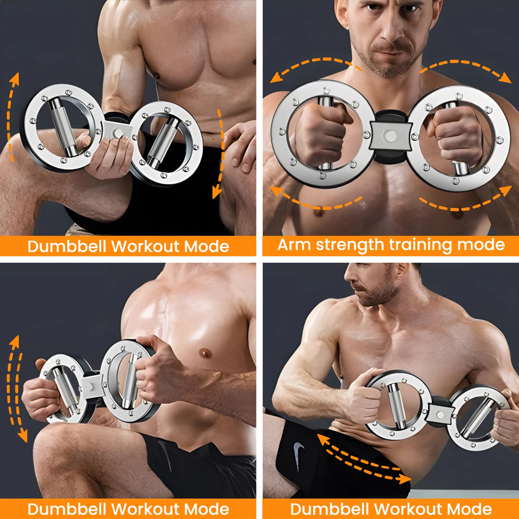 Adjustable Rotator Grip Strength & Forearm Trainer (8–15 lb)