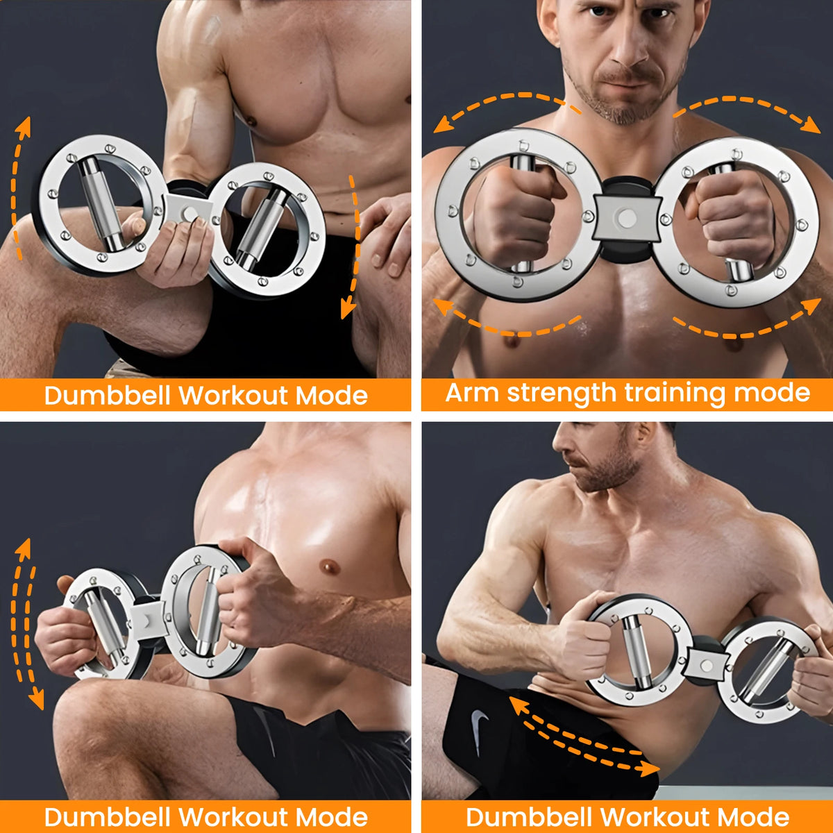 Adjustable Rotator Grip Strength & Forearm Trainer (8–15 lb)
