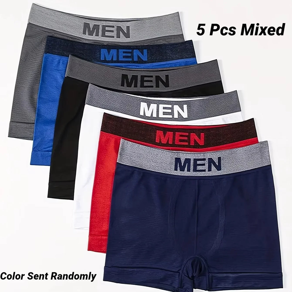 MoveX Men's Boxer Briefs 5-Pack