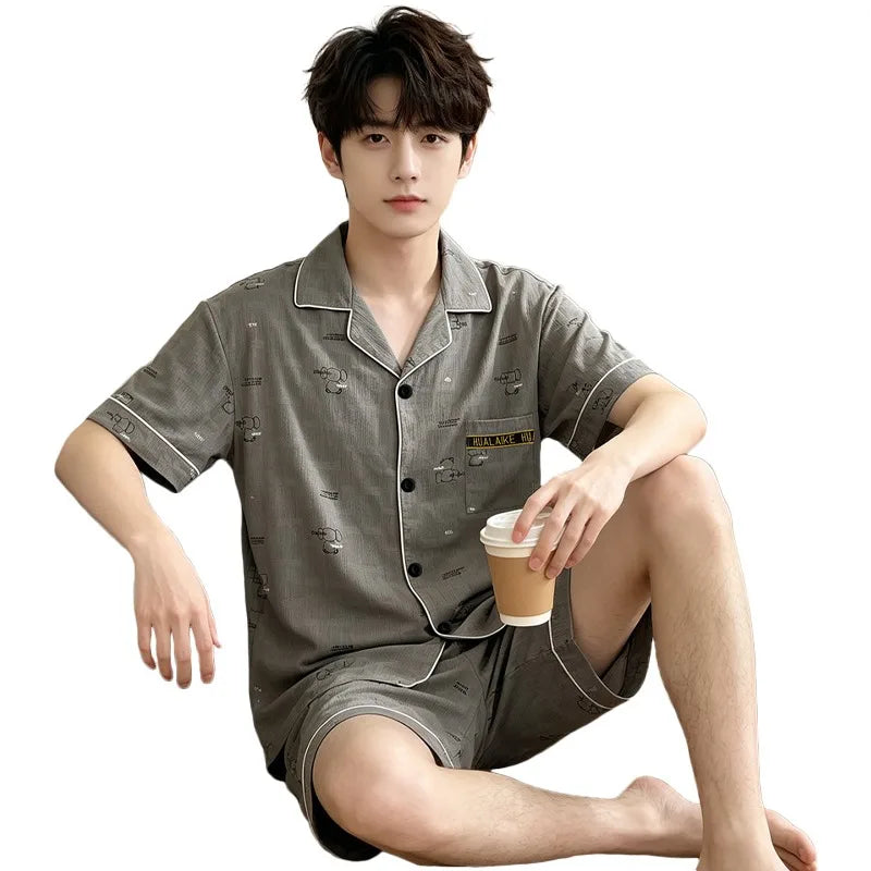 MoveX Men's Soft Lounge Pajama Set
