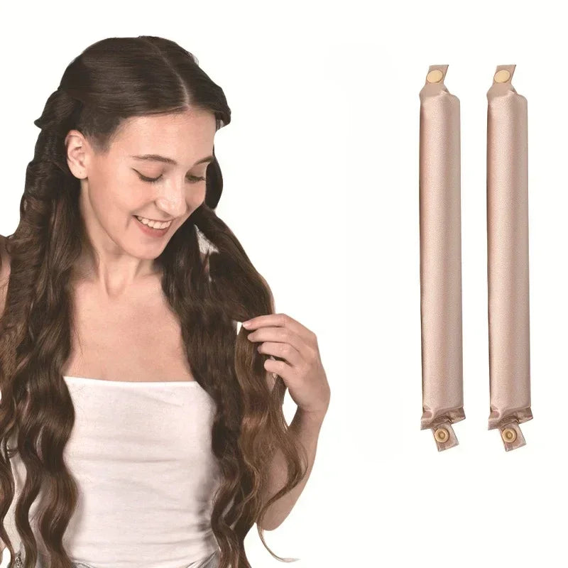 Satin Heatless Curling Rod Headband