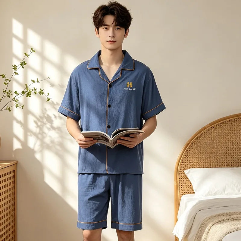 MoveX Men's Soft Lounge Pajama Set