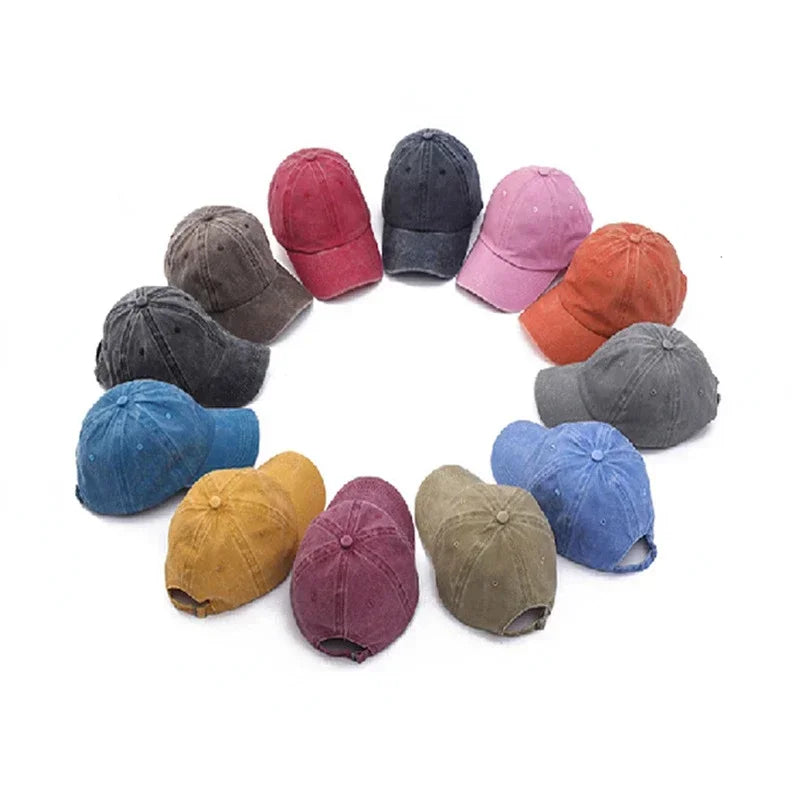 MoveX Washed Denim Baseball Cap