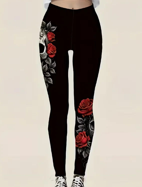MoveX Women's Skeleton Print Leggings