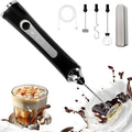Rechargeable Handheld Milk Frother for Latte & Cappuccino