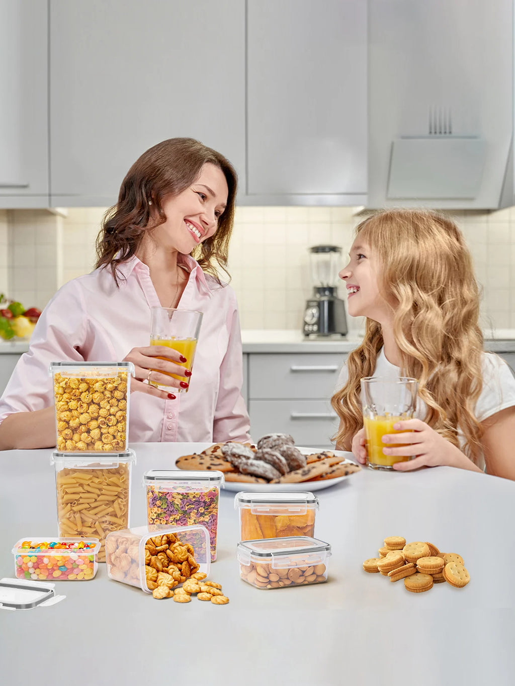 Airtight Food Storage Containers with Lids – 24/48 Pc Set