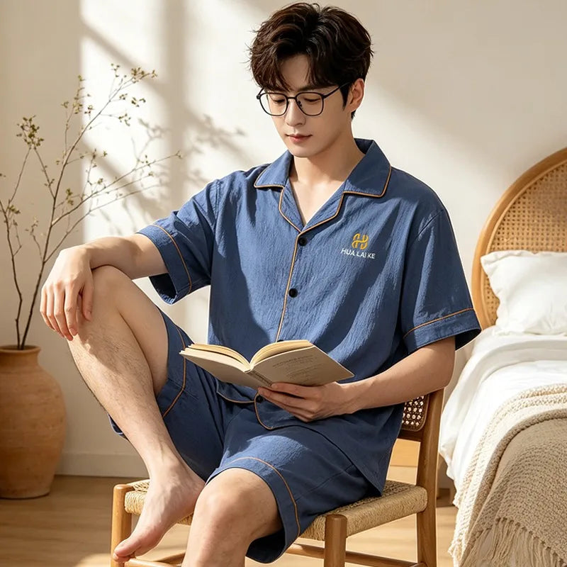 MoveX Men's Soft Lounge Pajama Set