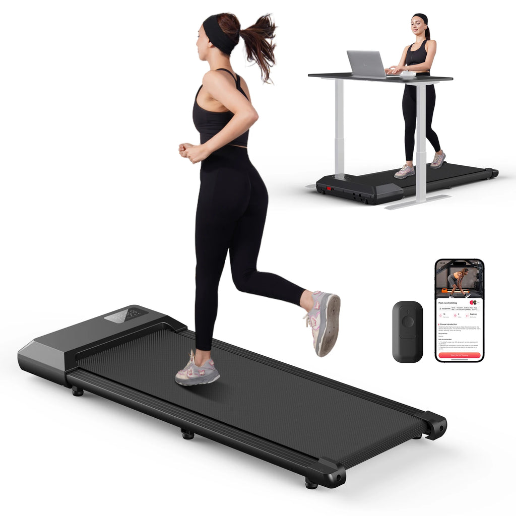 2-in-1 Walking Pad Treadmill – 2.5HP, 300 lb Capacity, LCD Display