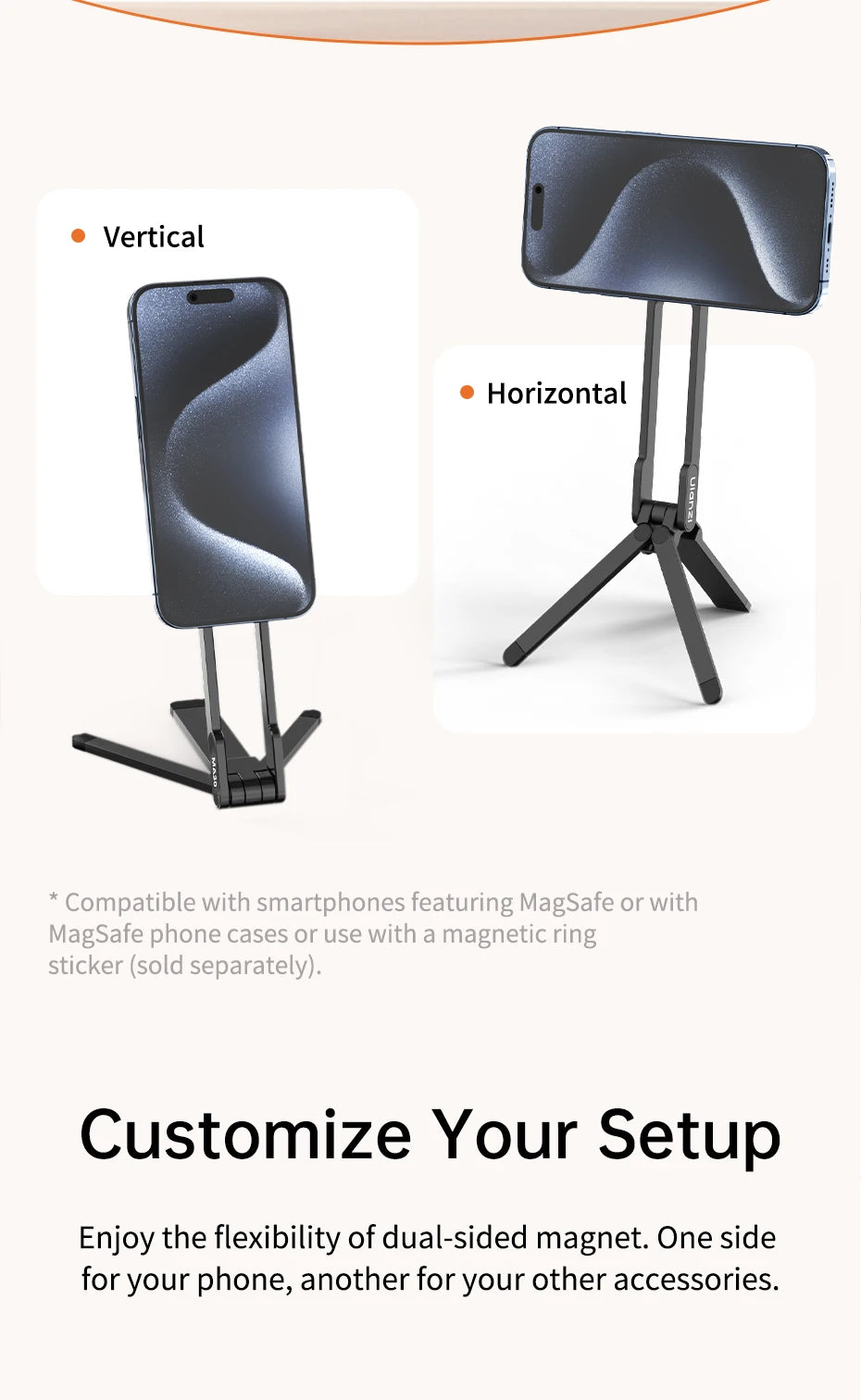 Ulanzi MA30 MagSafe Magnetic Phone Tripod & Stand