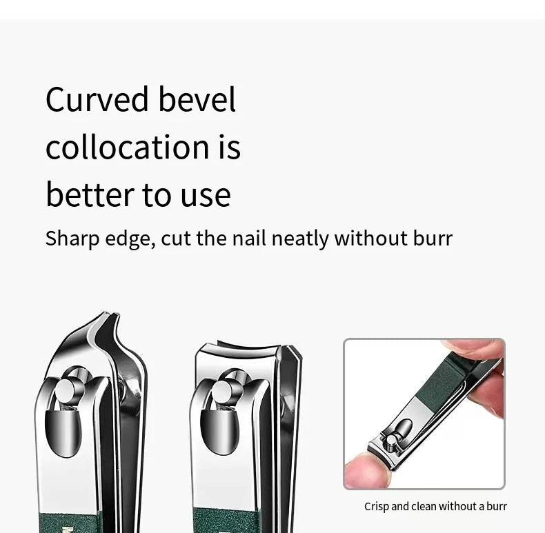6-Piece Stainless Steel Nail Clipper & Manicure Set
