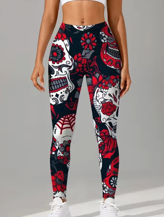 MoveX Women's Skeleton Print Leggings