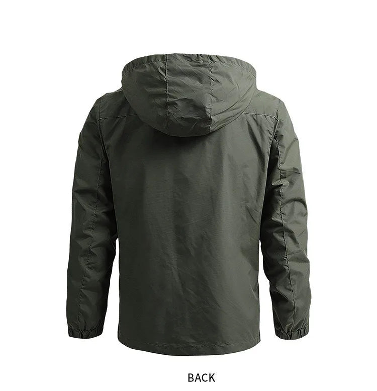 MoveX Hooded Military Field Jacket