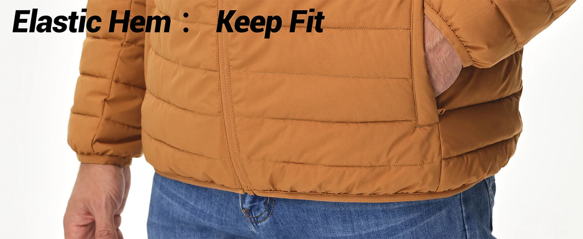 MoveX Sherpa-Lined Hooded Puffer Jacket