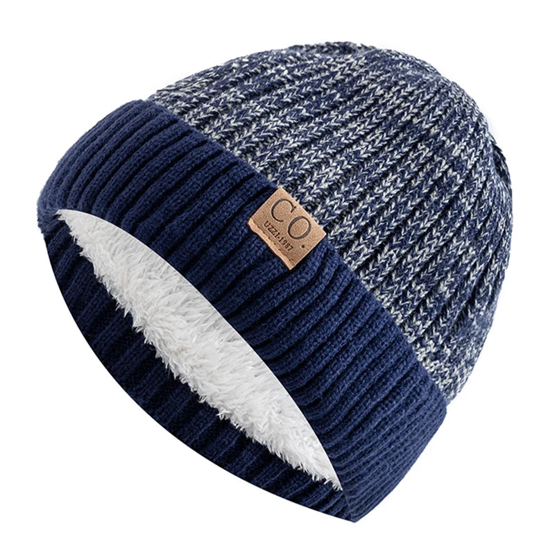 MoveX Two-Tone Fleece-Lined Beanie